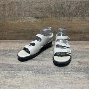 SAS Quatro Bone Leather Slingback Sandals Women's Size 11